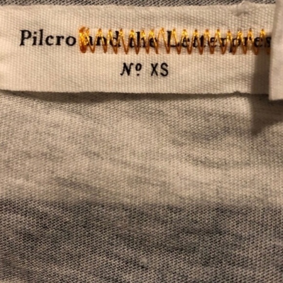 Anthropologie Pilcro and the Letterpress Striped Floral Shirt XS - Picture 5 of 5